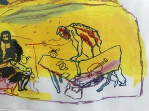 Pieter Defesche - Figuren en Haan met Ezel kopen? Bied vanaf 200!