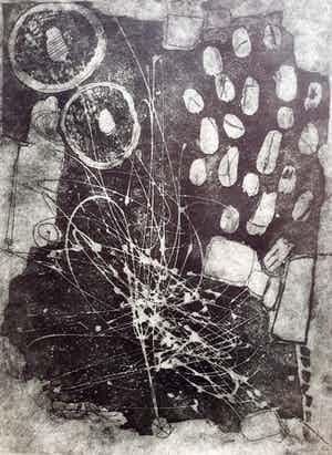 Jan Montyn - Vernieuwde beweging, ets verkocht voor € 115!