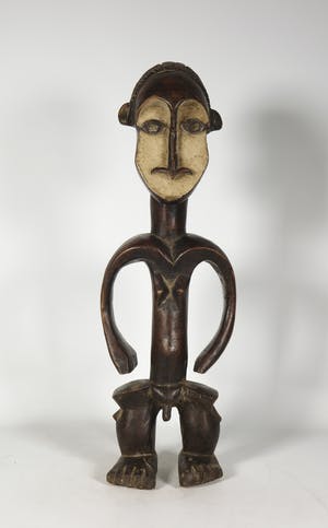 Zande - Hout, Voorouderbeeld staande figuur kopen? Bied vanaf 1!