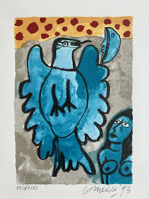 Corneille - Prachtige ingelijste Corneille! kopen? Bied vanaf 145!