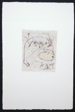 Henk Visch - Handgekleurde ets, Voortgang in doorzichtigheid nr. 7 kopen? Bied vanaf 40!