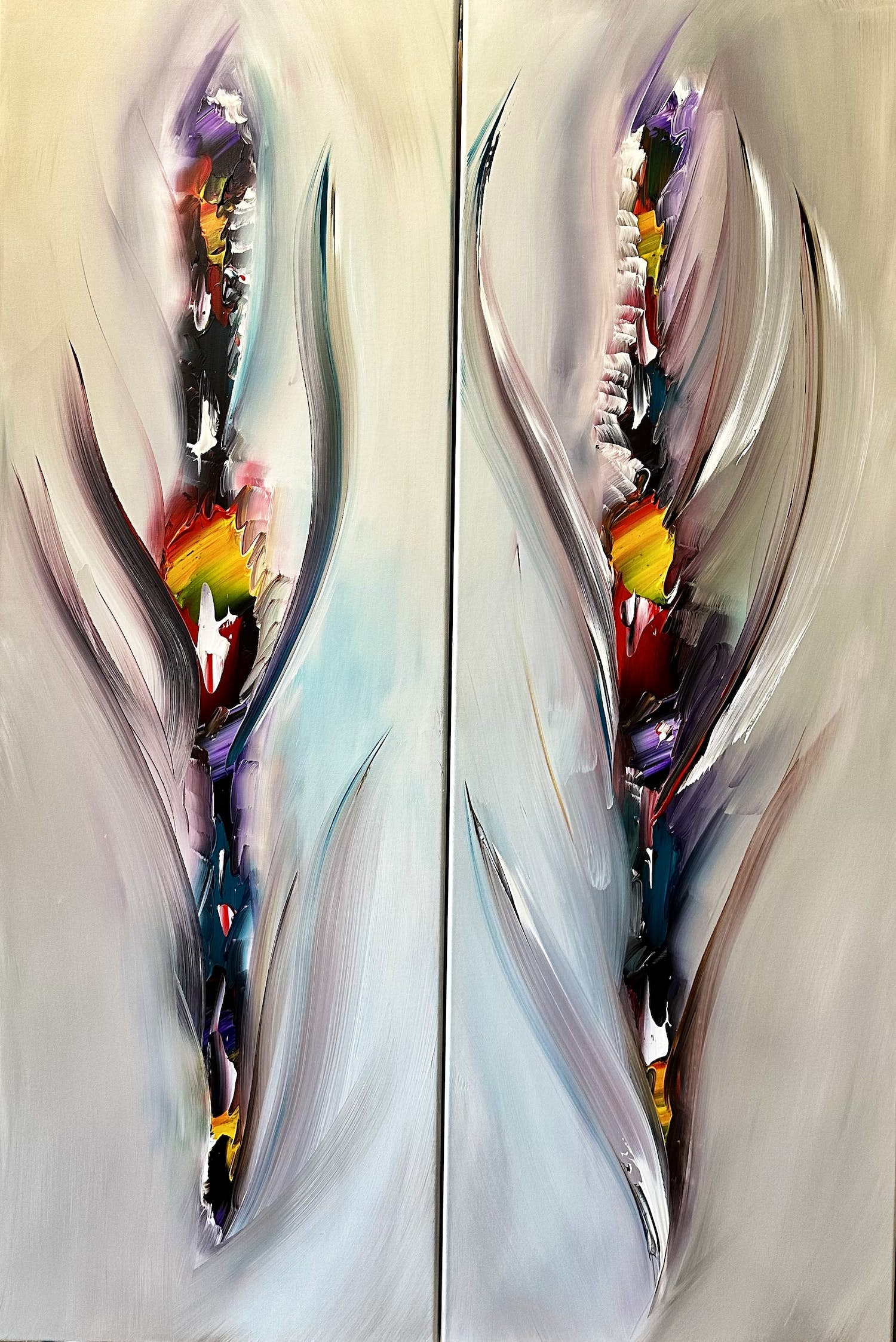 Gena - Abstract Twee Luik verkocht voor € 299!