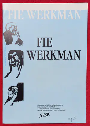 Fie Werkman - Bloemen, inkttekening kopen? Bied vanaf 30!