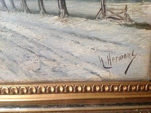 H. Hermans - Winterlandschap kopen? Bied vanaf 99!