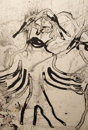 Lotti van der Gaag - inkt op papier 1984 kopen? Bied vanaf 350!