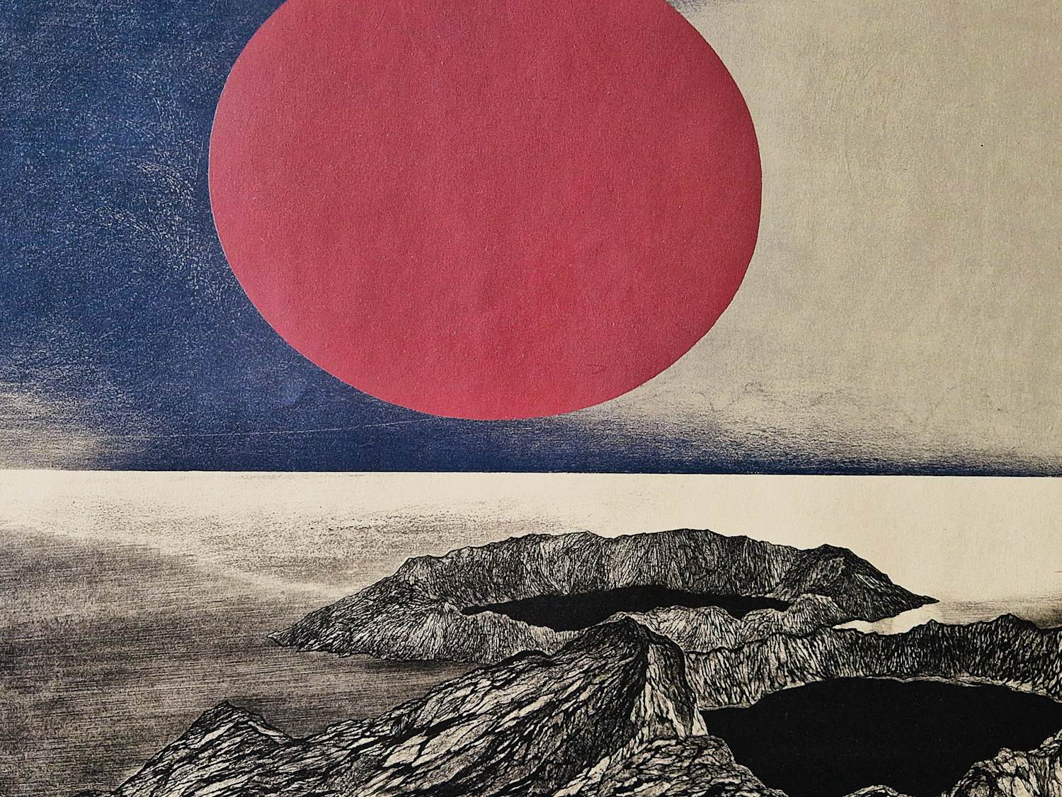 Fred Koot - grote 5 kleuren Lithografie op papier "Dakshinamoerti Himalaya" gesigneerd kopen? Bied vanaf 47!