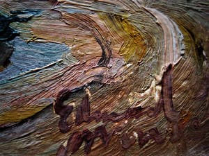 Niet of onleesbaar gesigneerd - Boeiend omstreeks 1930 geschilderd olieverf - gesigneerd Eduard kopen? Bied vanaf 1!