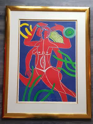 Corneille - Jeux de l'air et de l'eau (zeer groot!) verkocht voor € 495!