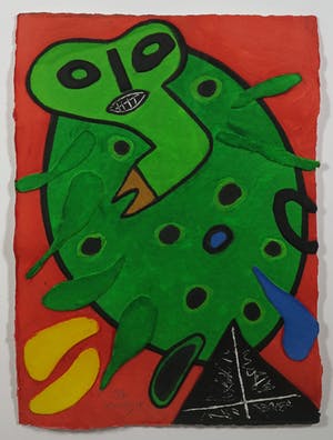 Corneille - Aquagravure op geschept papier, Zonder titel - Ingelijst (Groot) kopen? Bied vanaf 350!