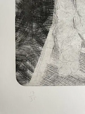 Sandro Chia - Radierung auf Velin, 1981-84, Exemplar 17/35. signiert und datiert kopen? Bied vanaf 500!