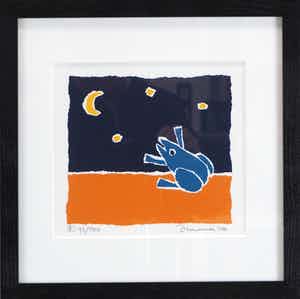 Hans Innemee - Blauwe kikker verkocht voor € 50!