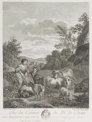 François Dequevauvillier - en andere! - Lot van 5 gravures kopen? Bied vanaf 50!