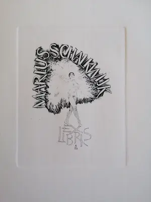 Wim Zwiers - Veertien in hout en kope gegraveerde exlibris en gelegenheidsgrafiek... kopen? Bied vanaf 25!