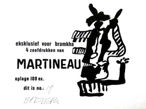 Anton Martineau - map met 4 zeefdrukken in oplage van 100 in opdracht gedrukt kopen? Bied vanaf 95!