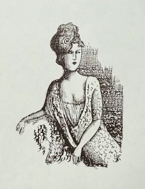 August Wilhelm Dressler - Frau mit Beehive, Lithographie 1967 kaufen? Bieten Sie von 50!
