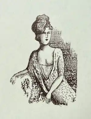 August Wilhelm Dressler - Frau mit Beehive, Lithographie 1967 kopen? Bied vanaf 50!