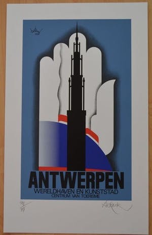Lucien De Roeck - Antwerpen, wereldhaven en kunststad, centrum van toerisme. kopen? Bied vanaf 75!