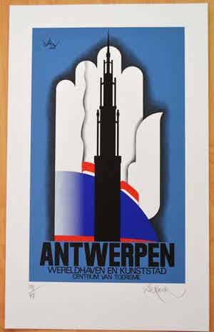 Lucien De Roeck - Antwerpen, wereldhaven en kunststad, centrum van toerisme. verkocht voor € 75!