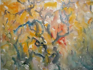 Yves Rouvre - Paysage -aquarel circa 1980- kopen? Bied vanaf 10!