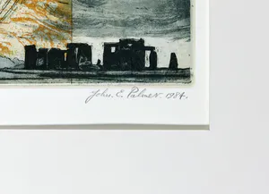 John E. Palmer - Ets, Stonehenge Vistas kopen? Bied vanaf 1!