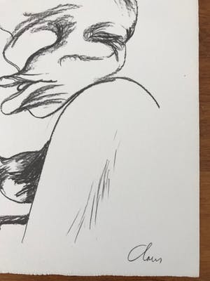 Hugo Claus - Litho + gesigneerde kunstmap - 1978 - 80/100 kopen? Bied vanaf 85!