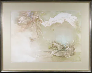 Dagmar Mezricky - Litho, Zonder titel - Ingelijst (Groot) kopen? Bied vanaf 50!