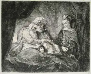 William Unger - Gravure naar Rembrandt verkauft für € 10!