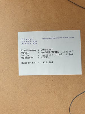 Constant - Le Cauchemar - 1988 - Gesigneerd - 132/150 kopen? Bied vanaf 350!