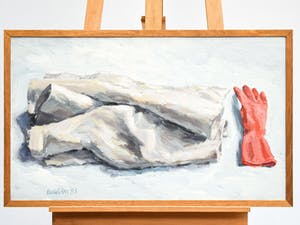 Bernard van der Wielen - Witte doek en gummihandschoenen kopen? Bied vanaf 50!