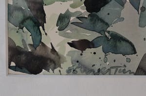 Henk Westein - Kleurrijke, zeer grote aquarel kopen? Bied vanaf 95!