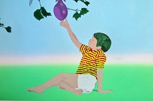 Jos van der Sommen - Later - Surrealistische Kleurenlitho kopen? Bied vanaf 1!