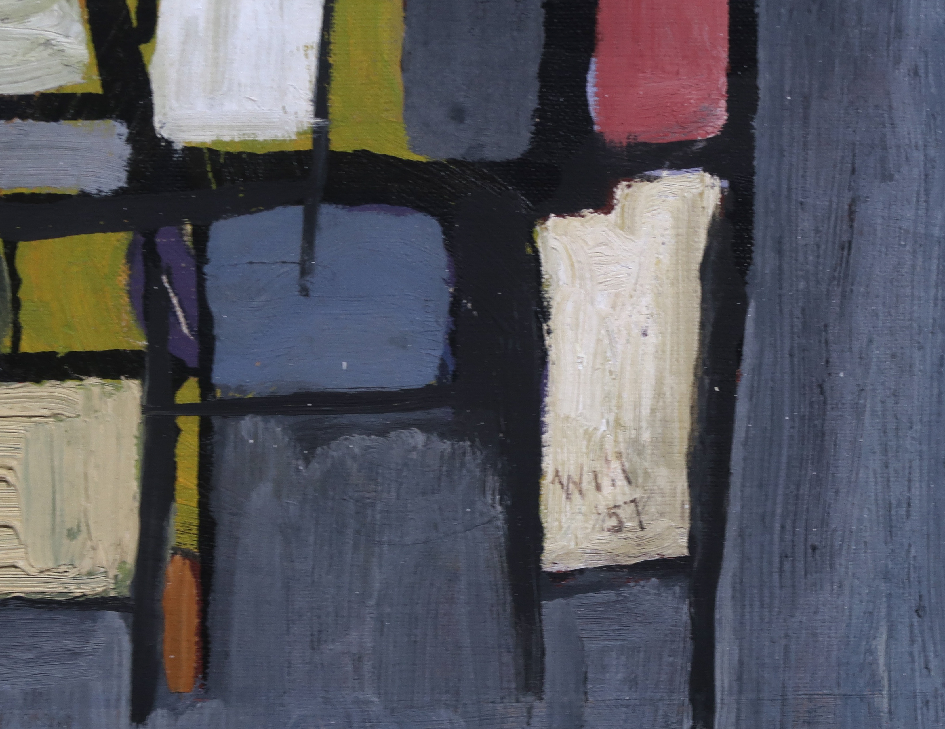 Will Leewens - Olieverf op board, Muiden - Ingelijst kopen? Bied vanaf 1000!