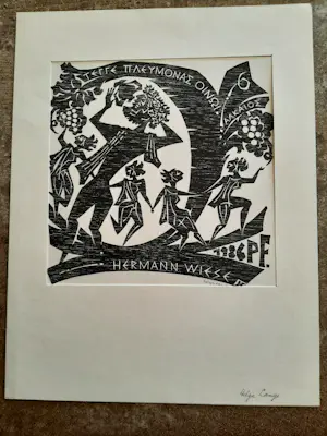 AcheterHelga Lange - Houtsnede, Herman Wiesse? Enchérissez de 20!