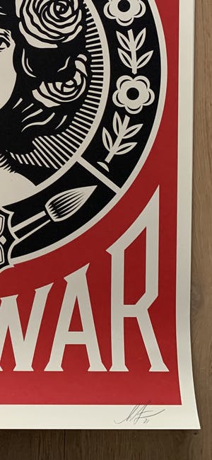 Shepard Fairey - MAKE ART NOT WAR kopen? Bied vanaf 1!