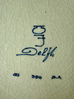 Porceleyne Fles - Sierbord met sloep en zeilbootjes kopen? Bied vanaf 145!