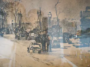 Johan Hendrik van Mastenbroek - Kade Rotterdam. Handgesigneerd. kopen? Bied vanaf 1!