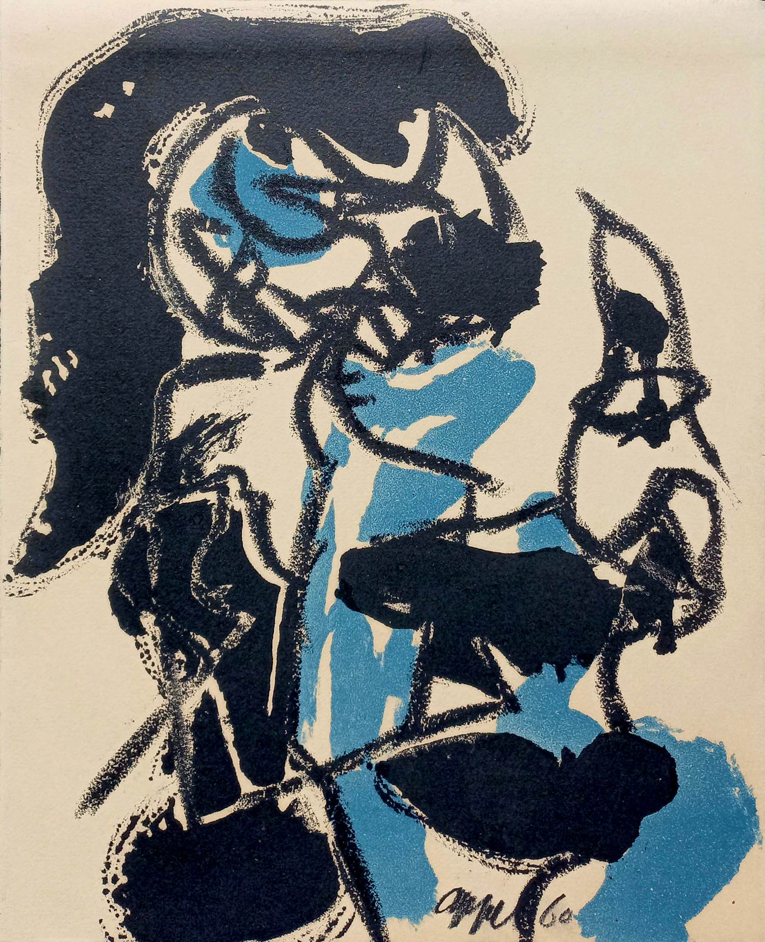 Karel Appel - Unteilbares Teil, litho kaufen? Bieten Sie von 550!