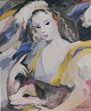 Marie Laurencin - La fille avec son chien kopen? Bied vanaf 25!