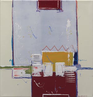 Ron van der Werf - Zeefdruk gelijmd op kunststof op doek, Zonder titel (met ophangsysteem) kopen? Bied vanaf 20!