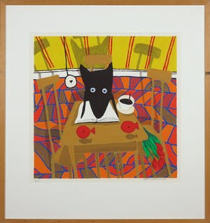 Peter Bastiaanssen - Zeefdruk, Zonder titel 1 - Ingelijst kopen? Bied vanaf 80!