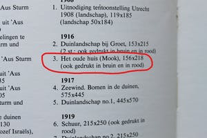 Johannes Graadt van Roggen - "Het oude huis in Mook" bij Nijmegen 1906 kopen? Bied vanaf 50!