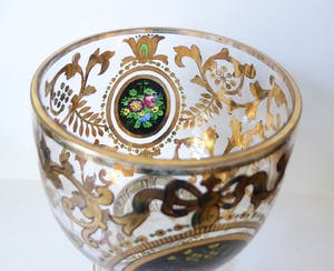 Julius Muhlhaus - Bokaal Boheems Glas kopen? Bied vanaf 45!