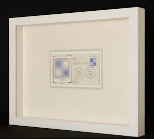 Victor Vasarely - Signiert - First Day Cover " Association Internationale 1955 - 1980 " - gerahmt kaufen? Bieten Sie von 290!
