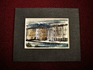 Niet of onleesbaar gesigneerd - monogram JMM - aquarel/gouache "Parijs - huizen aan de Seine" omstreeks 1950 kopen? Bied vanaf 1!