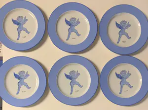 Corneille - Set van 8 borden - De Blauwe Engel naar Rubens - 2002 kopen? Bied vanaf 80!