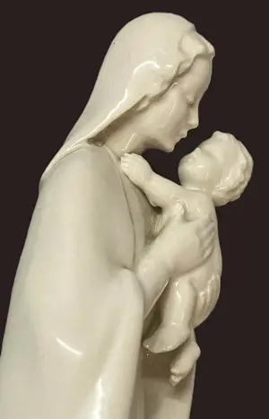 Porzellanfabrik W. Goebel - Goebel Madonna (HM 136) – Gesigneerd door R. Unger – Sacrart – Wit Glazuur kopen? Bied vanaf 45!