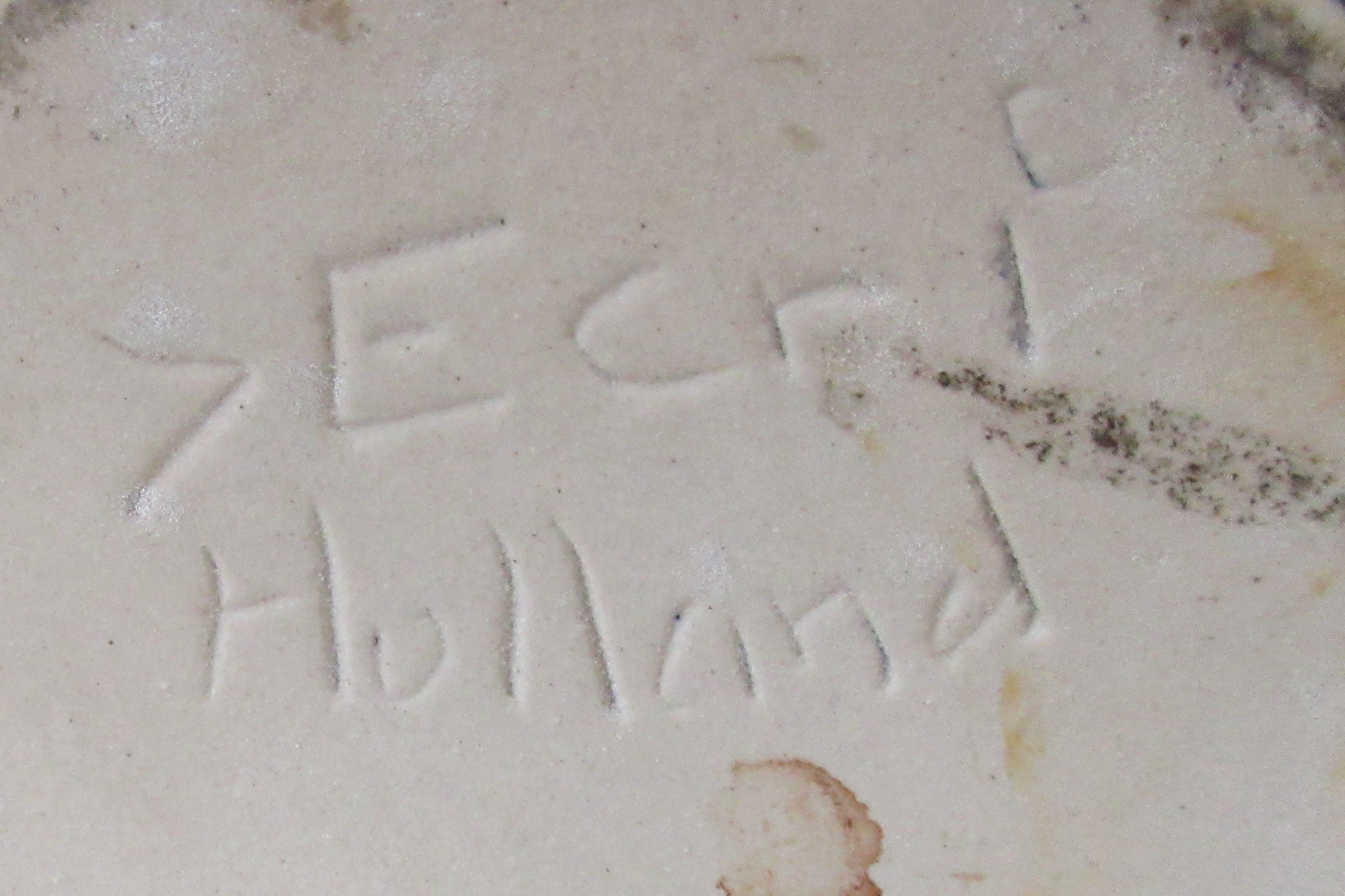 Niet of onleesbaar gesigneerd - Ecri Katwijk A.Z. - Zeer grote antraciete bolvaas - zware kwaliteit! kopen? Bied vanaf 1!