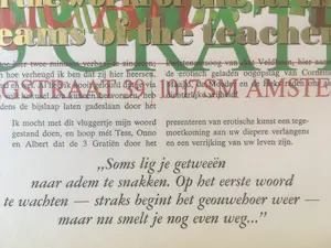 Simon Vinkenoog - Erotische Typografie in Litho - De drie gratiën 1986 kopen? Bied vanaf 1!