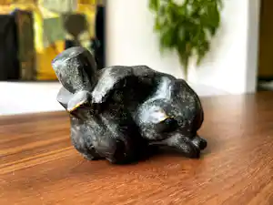 Rini Dado - bronzen sculptuur figuur, 'Reading' verkauft für € 300!