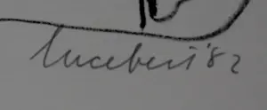 Lucebert - Litho met gedicht: Incarnatie - 1982 kopen? Bied vanaf 159!